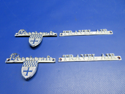 Beech Travel Air "Beechcraft" / " Travel Air" Placards Set 95-000017 (0326-812)0