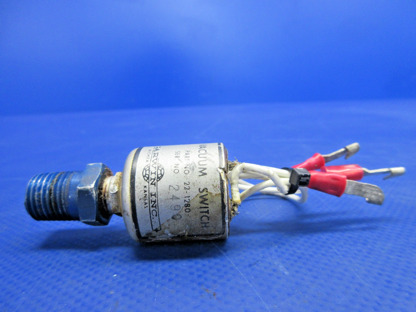 Mooney M20E Garwin Vacuum Switch P/N 22-1280 TESTED (0626-750)5