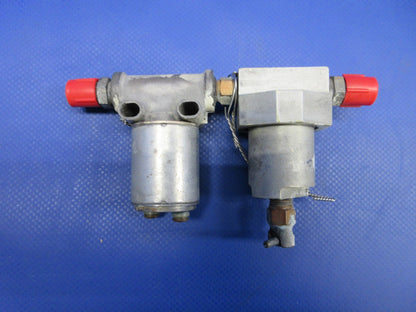 Beech D95A Travel Air Dukes Solenoid Valve 24V P/N 3153-00-1 TESTED (0326-792)3