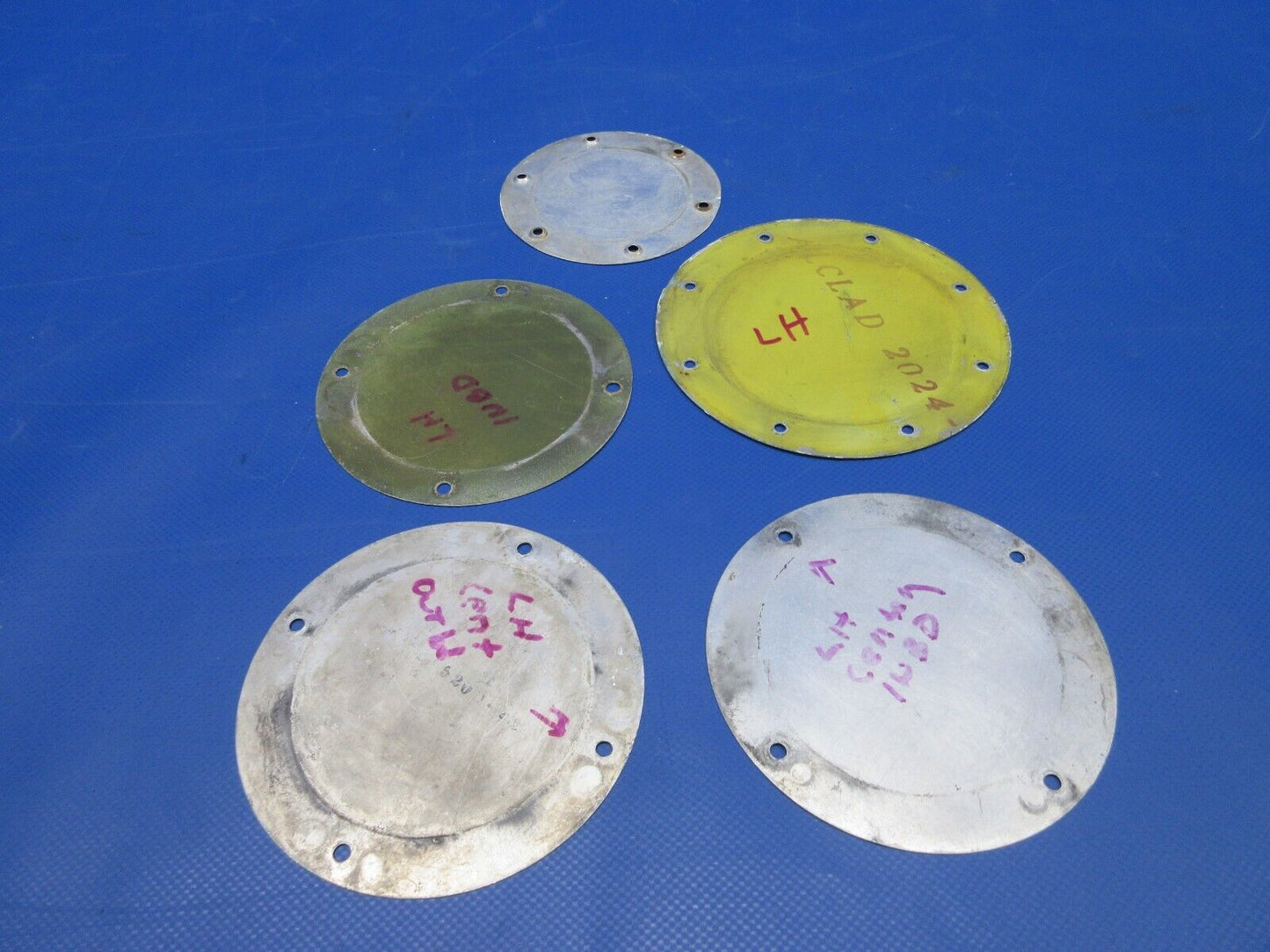 Beech 95 / D95A Travel Air Left Wing Assorted Inspection Panels LOT (0524-1128)