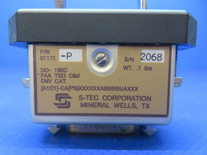 Cessna 421 S-Tec Autopilot Slaving Accessory P/N 01171-P WARRANTY (0326-223)1