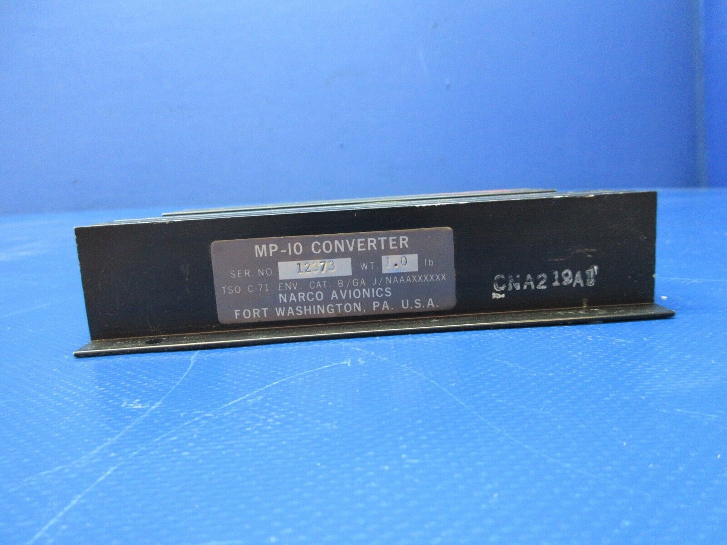 Cessna 310 / 310R Narco MP-10 Converter Voltage TESTED (1224-1262)