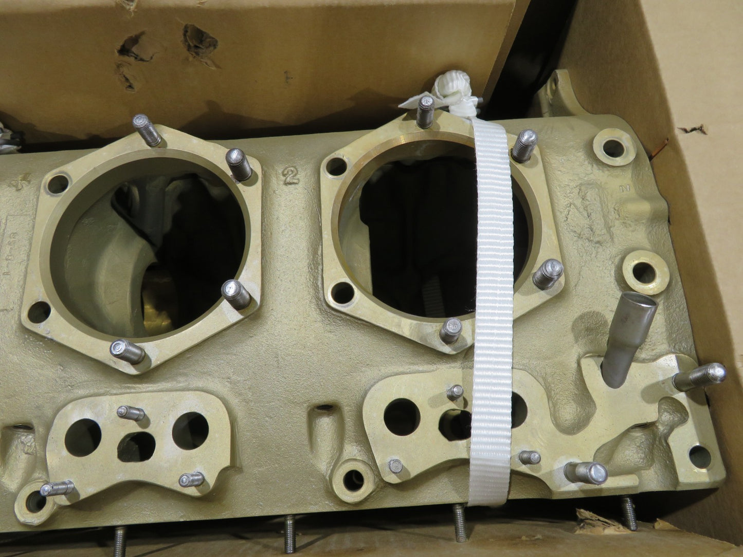 Continental O-300-D Crankcase P/N 530836, 530837 REPAIRED w/ 8130 (0326-1768)4