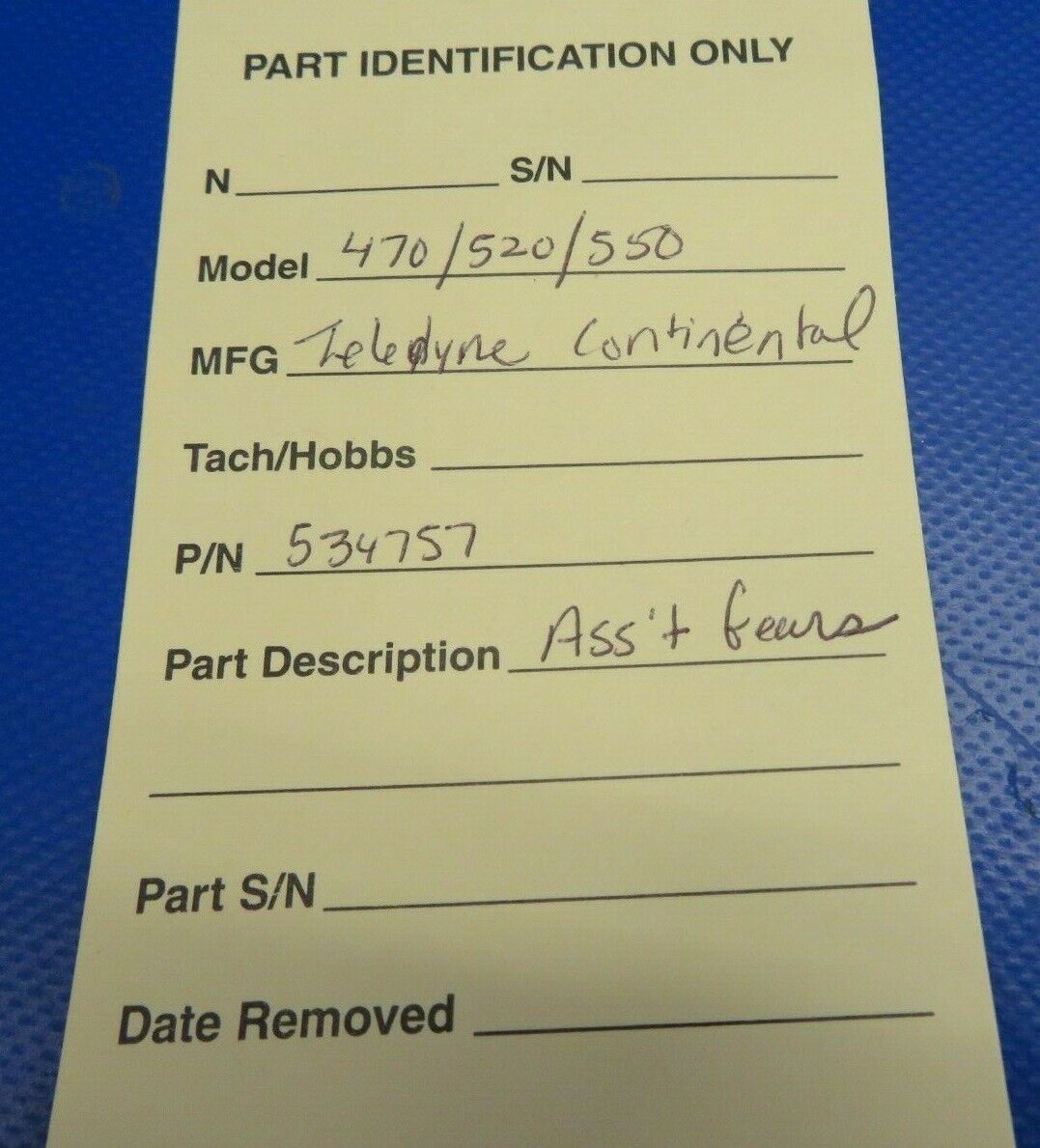 Teledyne Continental 470 / 520 / 550 Idler Gear P/N 534757 (0520-419)