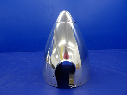 Beech Hartzell Polished 2-Blade Propeller Spinner Dome P/N C2445-1P (0226-2026)2