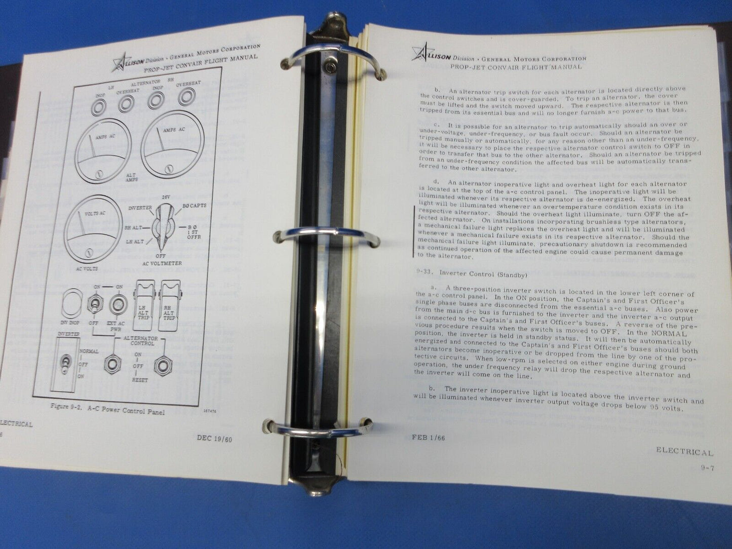 Allison Prop-Jet Convair Flight Manual Pt. 2 (0824-1253)