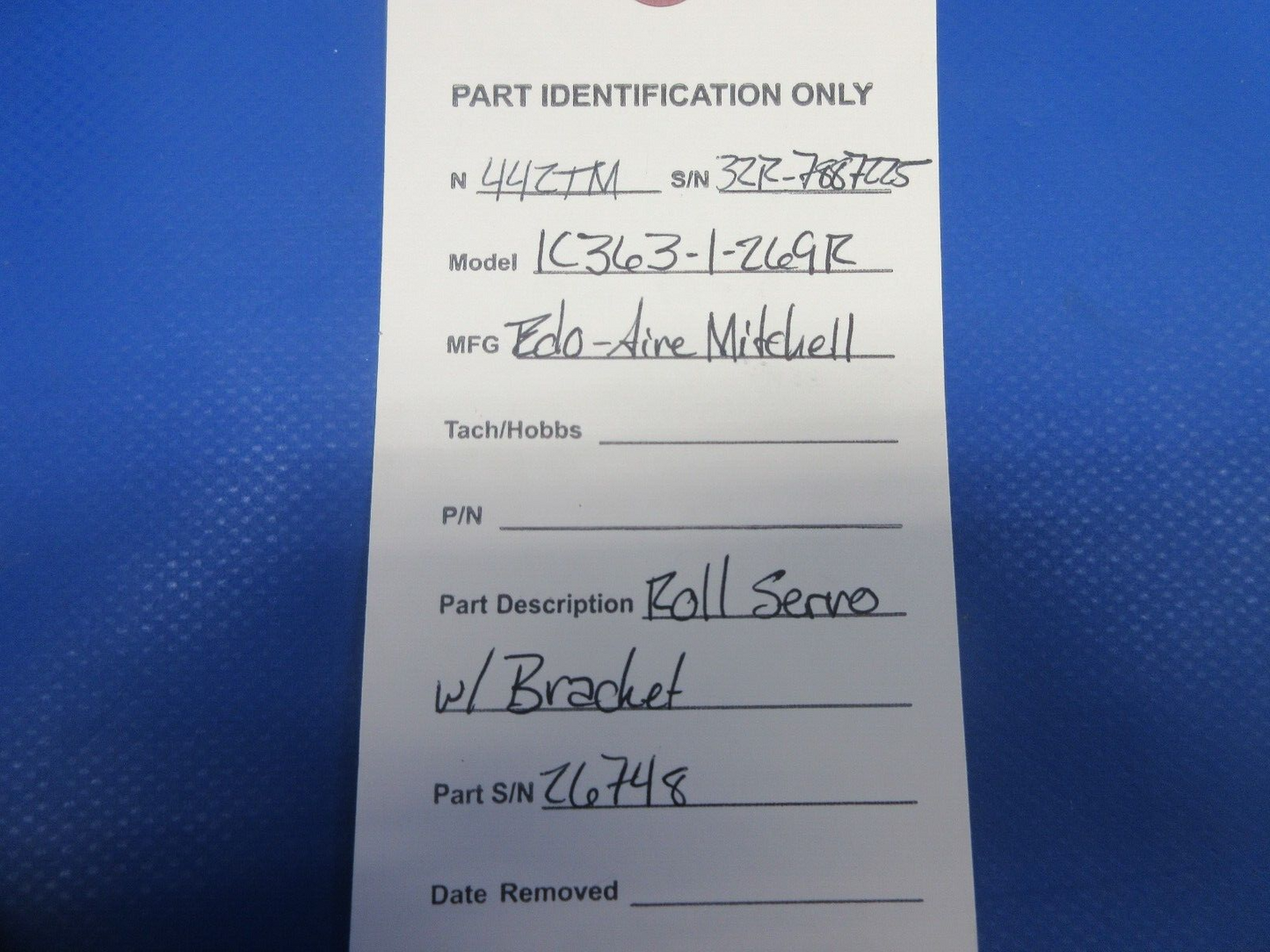 Edo-Aire Mitchell Roll Servo & Bracket 1C363-1-269R (1024-733)