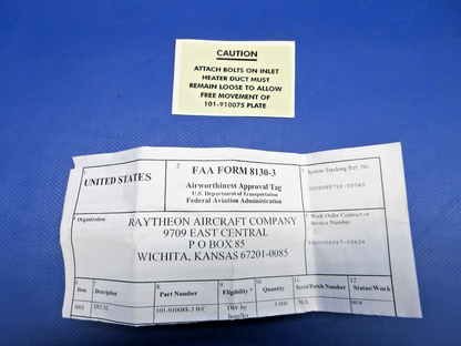 Beech King Air B200 Assorted Decals P/N 101-560096-7 NOS (0426-801)4