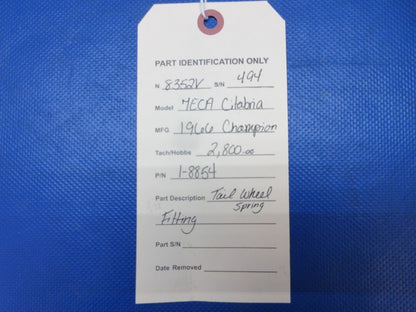 Champion 7ECA Citabria Tail Wheel Spring Fitting P/N 1-8854 (0824-1302)