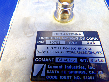 Comant GPS Antenna P/N 10703 (0426-1358)1