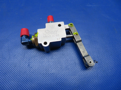 Piper Scott 4200 Parking Brake Valve P/N 4200-A2 REBUILT (0624-1801)