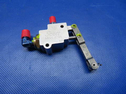 Piper Scott 4200 Parking Brake Valve P/N 4200-A2 REBUILT (0624-1801)