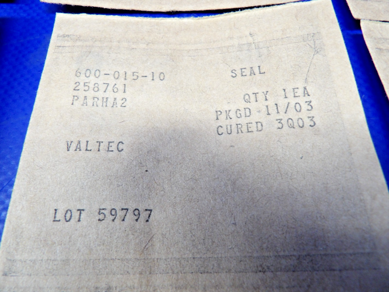Beech / Beechcraft Stat-O-Seals P/N 600-015-10 LOT OF 19 NOS (0426-1270)3