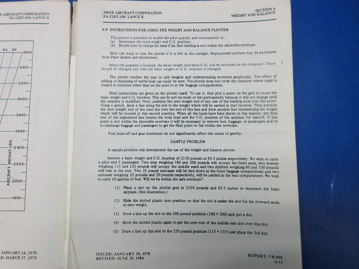 Piper Lance II Pilot's Operating Handbook & Info Manual P/N 761-637 (1124-1273)