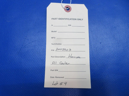 Harrison Oil Cooler P/N 3005903 LOT OF 4 (0624-1297)