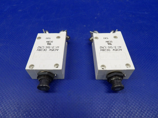 Diamond DA-40 Circuit Breaker 28V 70 Amp P/N 41-3-S14-LN2 LOT OF 2 (0626-1457)0