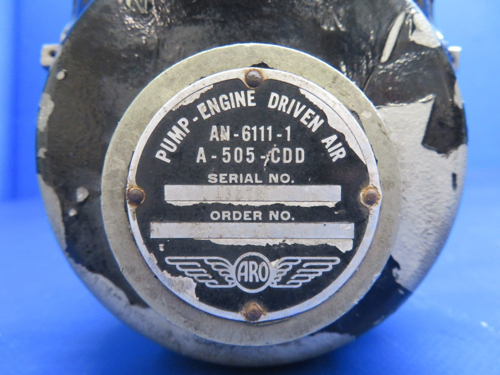 Continental IO-470-U ARO Air Pump Engine Driven P/N AN-6111-1 CORE (0326-1807)2