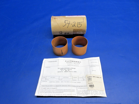 Goodrich Beech Sleeve P/N 54-215 w/8130 LOT OF 2 NOS (0426-805)0