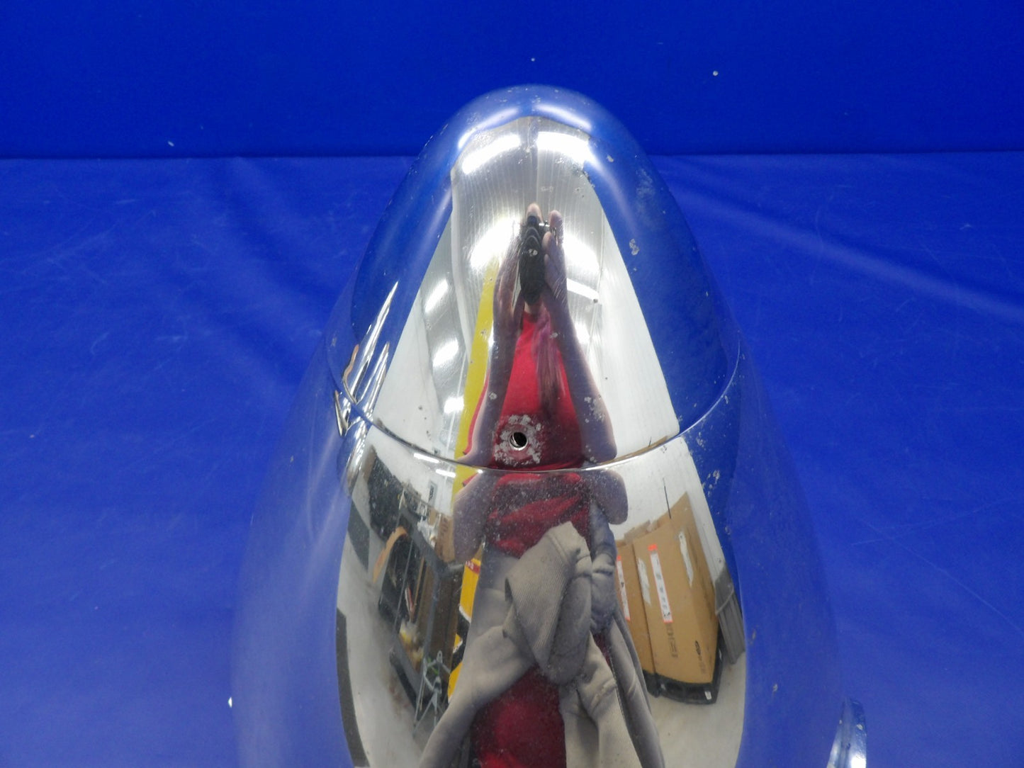 Beech Hartzell 2-Blade Polished Propeller Spinner Dome P/N C2445-1P (0226-2027)10