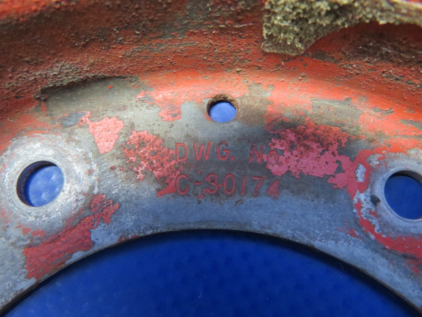Cessna 172 McCauley 5.00-5 Nose Wheel Flange P/N C-30172-1 (0726-469)7