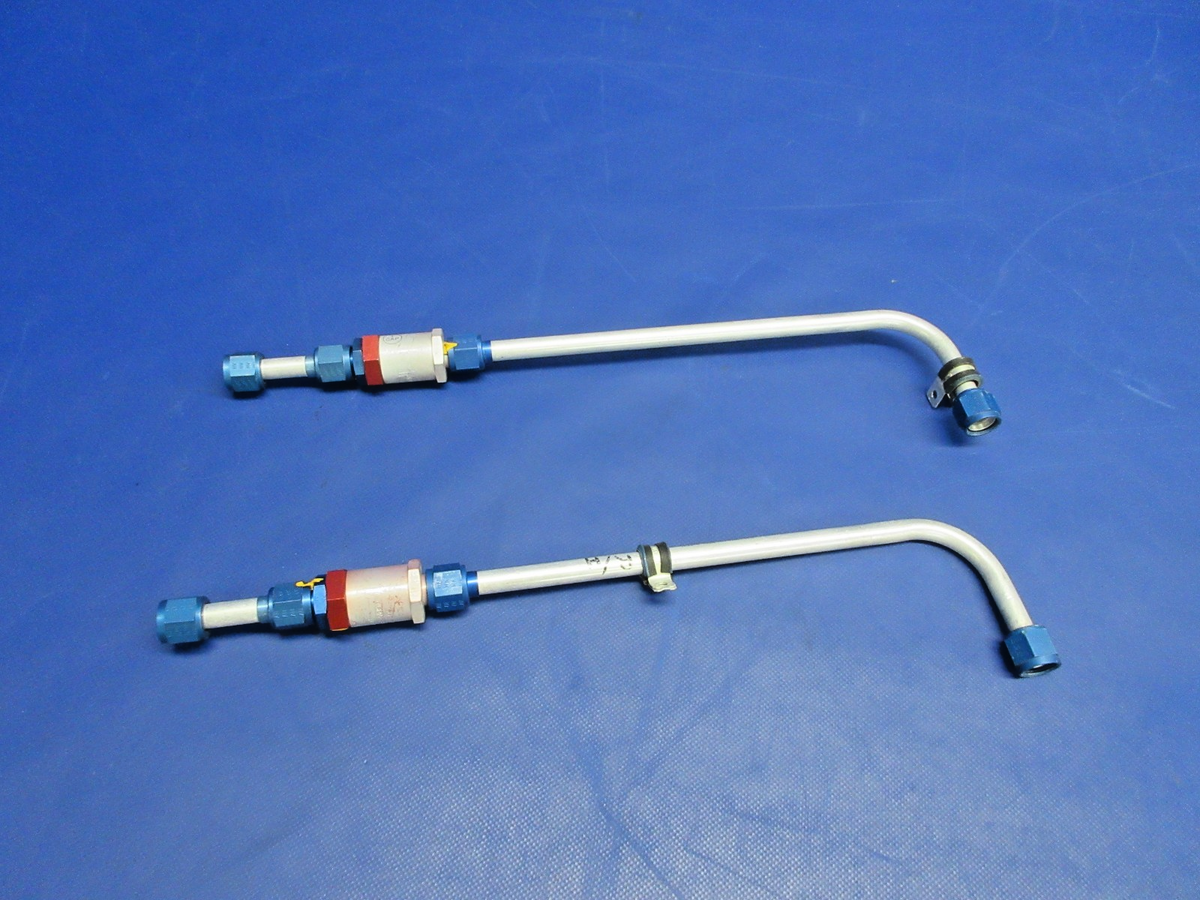 Cirrus SR22 Fuel Check Valve & Lines LH & RH P/N 340100, 17980-001 (0926-797)1
