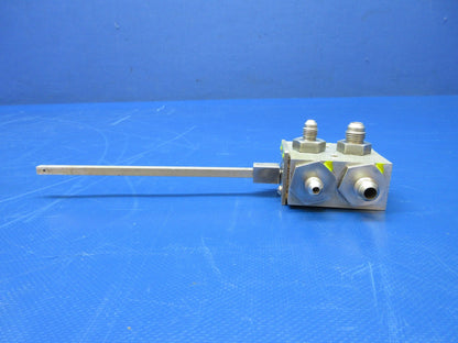 Early Cessna 210 Fuel Selector Valve w/ Shaft P/N 1216001-1 REBUILT (0325-1362)7