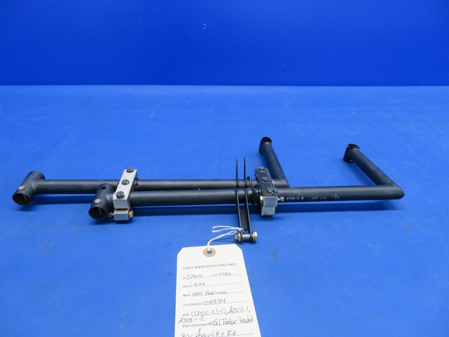 Robinson R44 Raven II Helicopter Tail Rotor Pedal Bar LH & RH D755-2 (0724-2070)