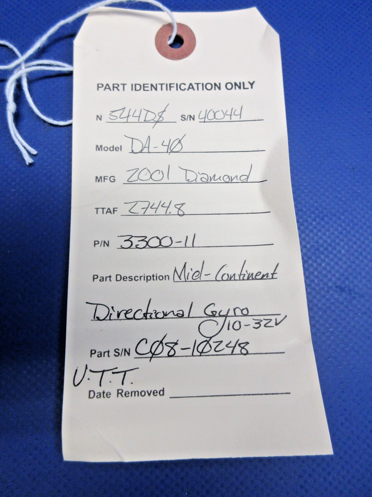 Diamond DA-40 Mid-Continent Directional Gyro 10-32V 3300-11 WARRANTY (0626-851)8