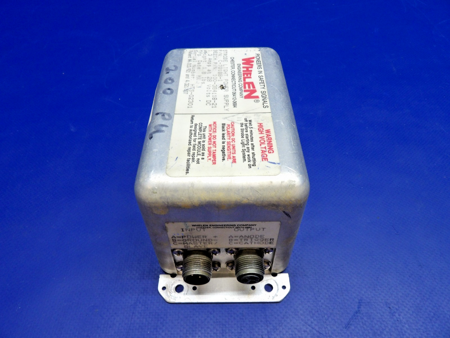Whelen Strobe Light Power Supply 28V P/N C-70188-1 TESTED (0426-1343)4