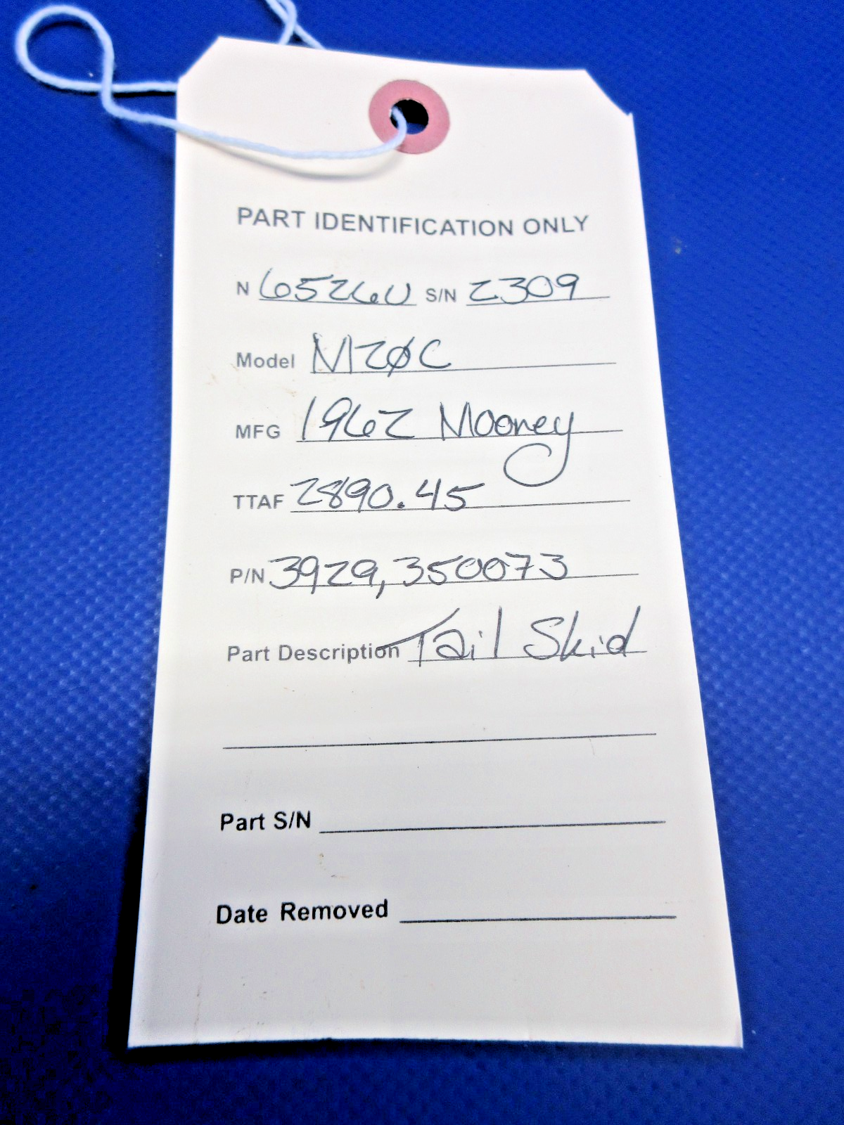 =M20 / M20C Tail Skid P/N 3929 (0426-794)10