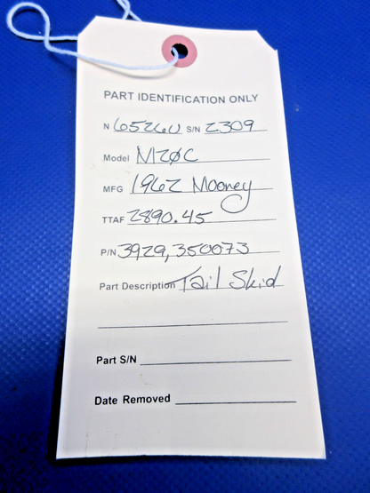 =M20 / M20C Tail Skid P/N 3929 (0426-794)10