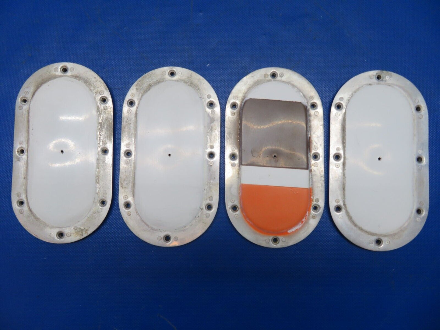 Mooney M20E Inspection Panel / Cover Plate P/N 913000-501 LOT OF 4 (0724-1873)