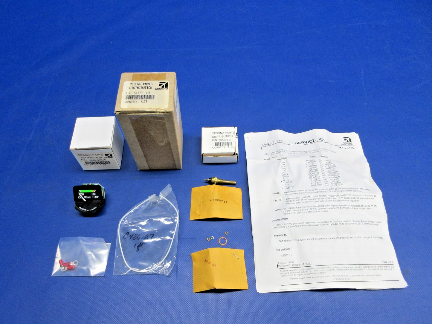 Cessna CHT Gauge & Sensor Replacement Kit P/N SK-172-111-C NOS (0426-750)1