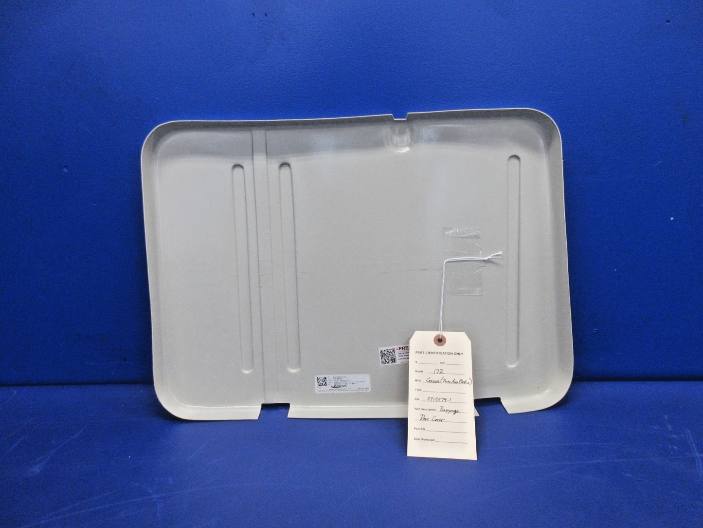 Cessna 172 Texas Aero Plastics Baggage Door Cover P/N P0715079-7 NOS (0726-896)1