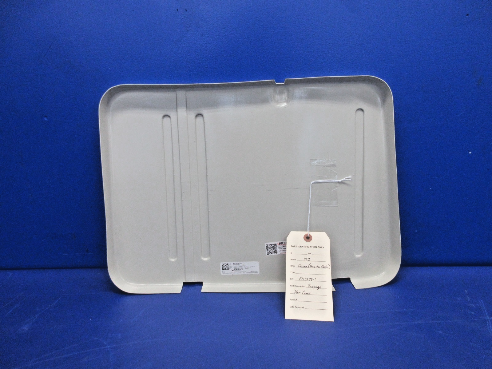 Cessna 172 Texas Aero Plastics Baggage Door Cover P/N P0715079-7 NOS (0726-896)1