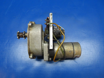 Cessna 310 GE Flap Motor & Transmission 24V P/N 0861505-10, 0813603-2 (1119-337)8