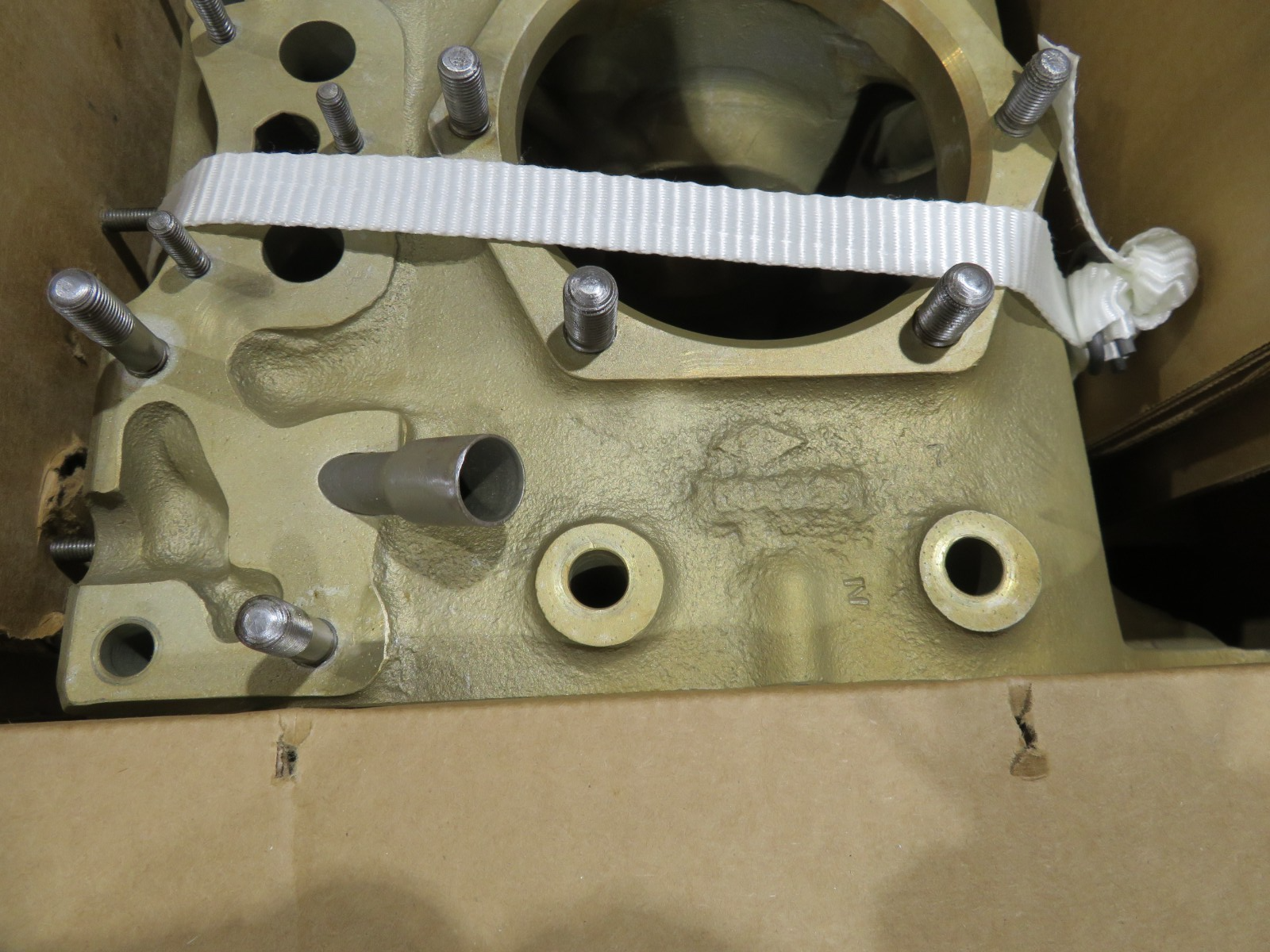 Continental O-300-D Crankcase P/N 530836, 530837 REPAIRED w/ 8130 (0326-1768)9