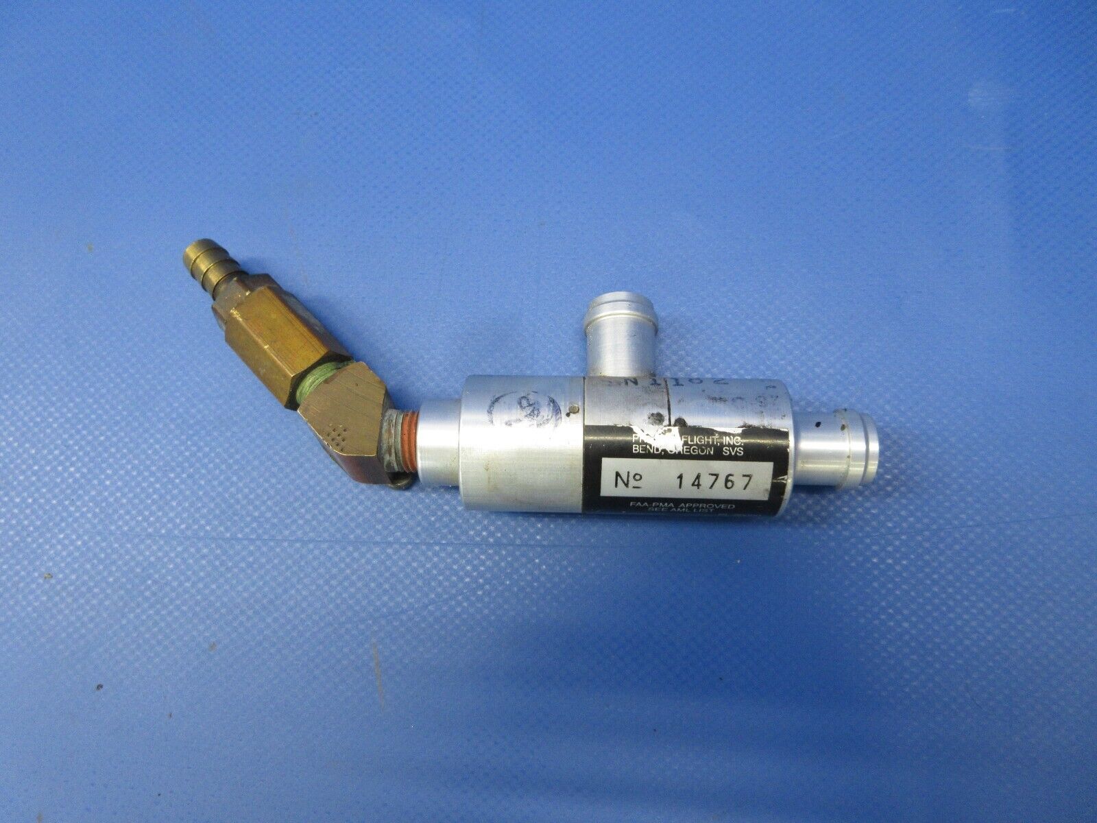 Piper Precise Flight Standby Vacuum Regulating Valve P/N 14767 (0624-1363)