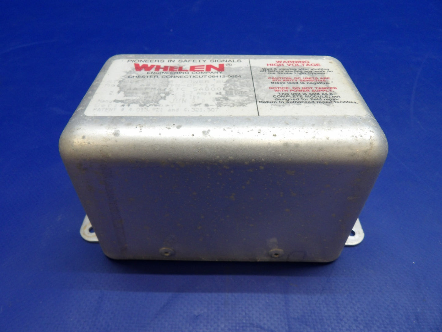 Whelen A490ATS Strobe Light Power Supply 14/28V P/N SA800EA TESTED (0626-1306)3