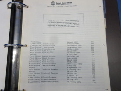 Allison Prop-Jet Convair Flight Manual Pt. 2 (0824-1253)
