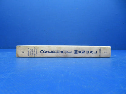 =ontinental O-470 Series Parts Catalog & Overhaul Manual P/N X-30023A (1024-198)