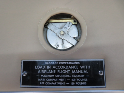 Beech Baron AFT "Large" Baggage Door Assy w/ Frame P/N 002-430077 (0323-44)