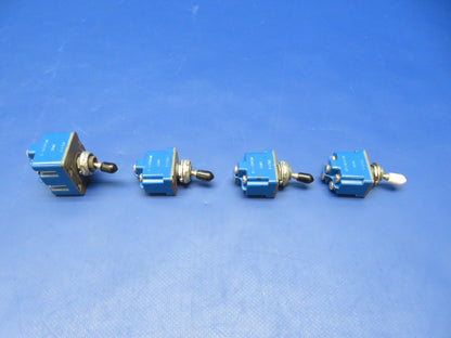 Cessna 421 Honeywell Toggle Switches P/N 2TL1-2, 4TL1-2 LOT OF 4 (0326-234)10