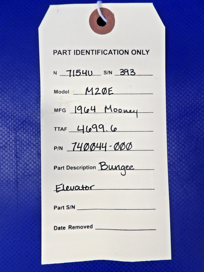 Mooney M20 / M20E Bungee Elevator P/N 740044-000 (0826-1279)7