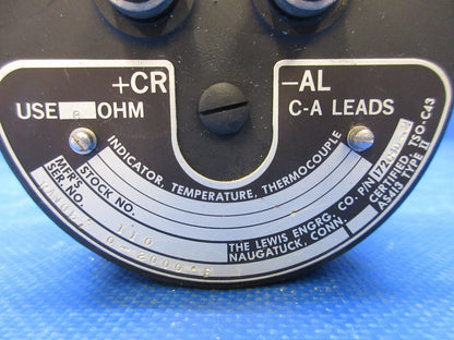 Lewis EGT Indicator w/ Lead P/N 172C4D-2 WARRANTY (1124-1247)