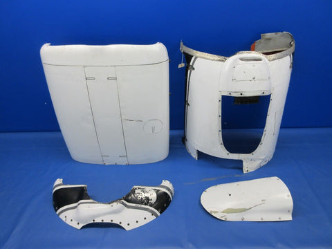 Damaged Beech 95 / D95A Engine Cowling RH P/N 95-910011-602 FOR PARTS (0424-633)