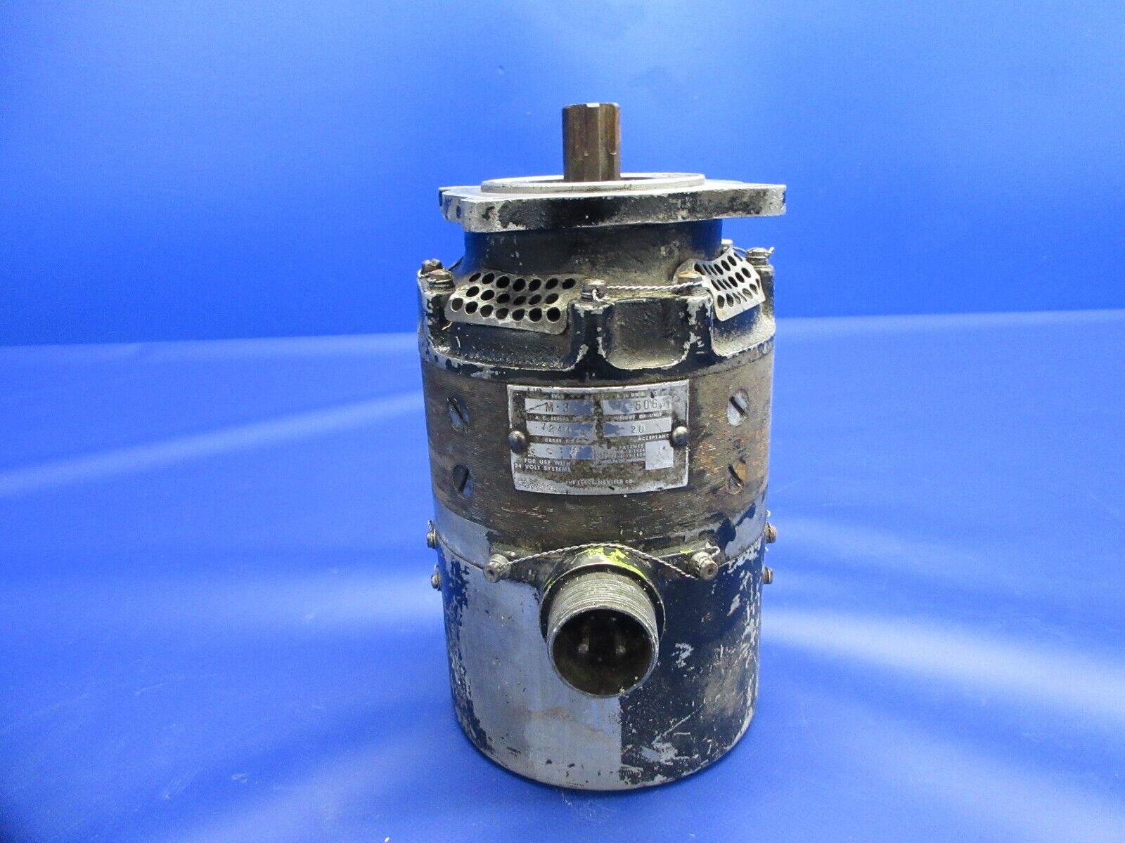 Bell 47J-2 Helicopter Leece-Neville Alternator 24 Volts P/N M-3 CORE (1124-950)