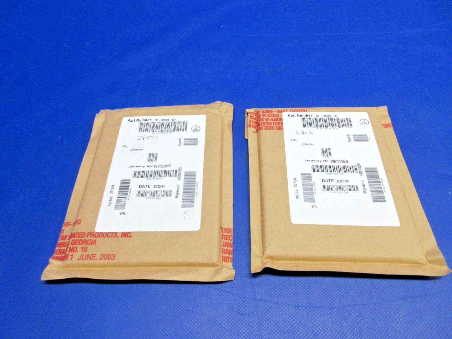 Beech Fuel Tank Access Cover Gasket w/8130 01-120108-127 LOT OF 2 NOS (0426-768)0