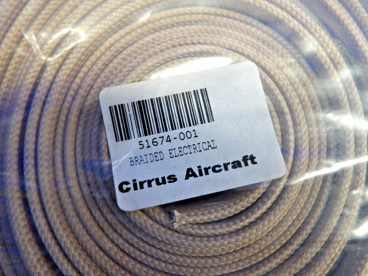 Cirrus Braided Electrical Steering 1" diameter P/N 51674-001 NOS (0326-1223)2