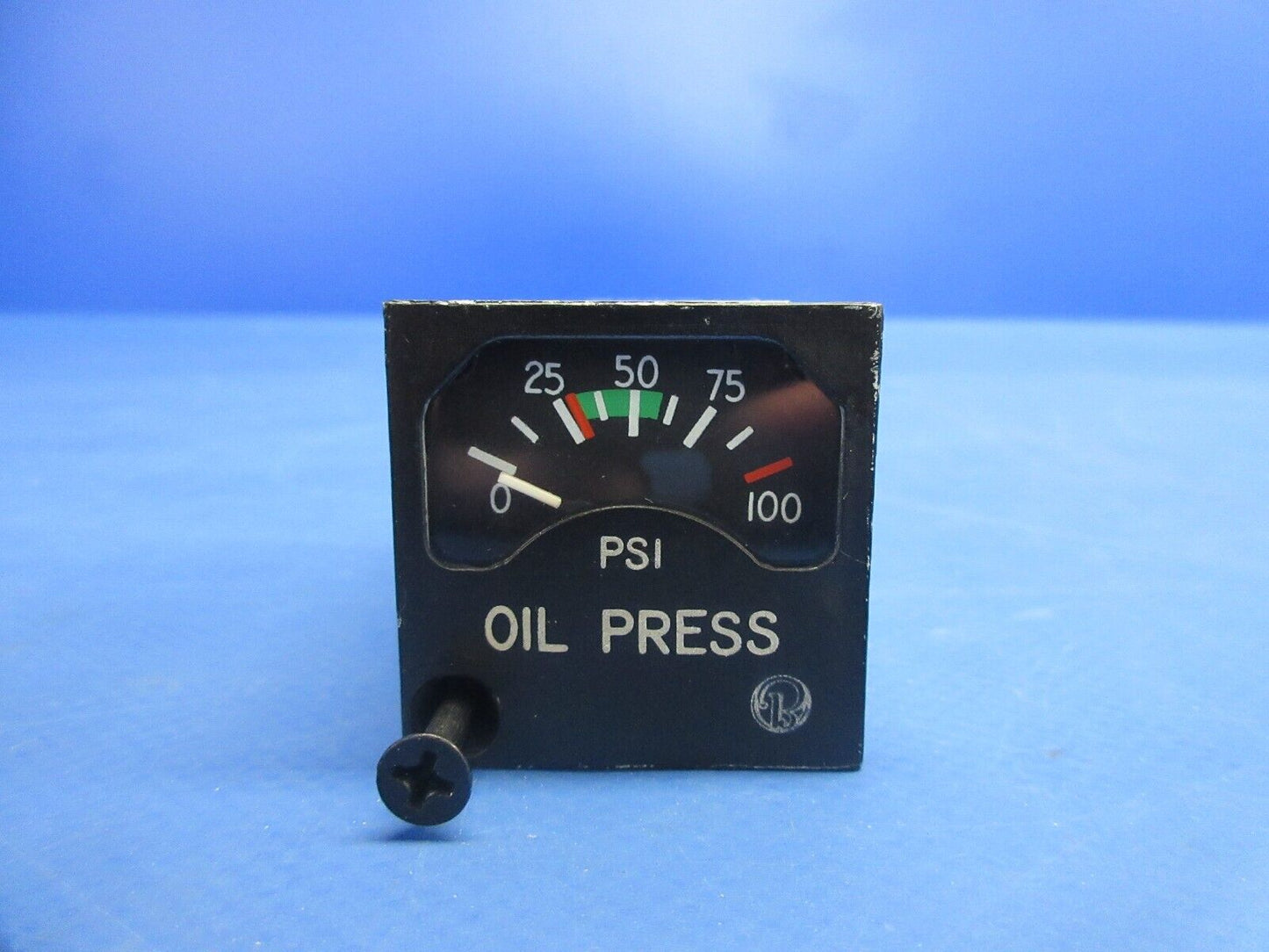Edo-Aire Oil Pressure Gauge P/N 169AU-914-3BWL (1124-782)